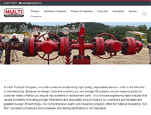 Tablet Screenshot of plungerlift.com